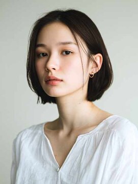 トクテ 吉祥寺(tokute) くびレイヤーエモージュグレージュカラーくびれショート/吉祥寺