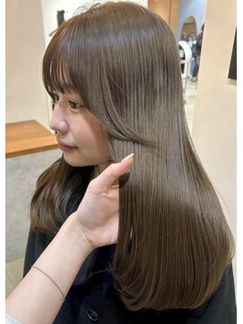 オルセン(OLSEN) ブリーチなし/オリーブベージュ/透明感カラー