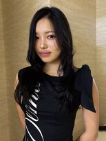 ソレイユトウキョウシブヤ(SOLEIL TOKYO shibuya)&nbsp;ロングレイヤー黒髪フェイスレイヤー