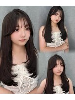 ボタン ハカタ(VOTAN hakata)&nbsp;博多美容室/グレージュカラー/ダブルカラー/韓国ヘア