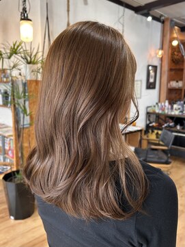 ブリッジ(BRIDGE) ベージュカラー・ブリーチなしダブルカラー