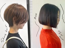 テン(TEN)の雰囲気(ショート、ボブはバランスに気をつけています〈暗髪/ショート〉)