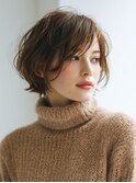 大人の小顔ショート30代40代髪質改善オージュア白髪染め北上尾