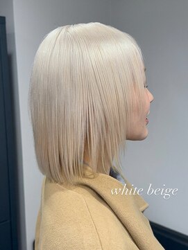 ベレーザ 渋谷(BELEZA) 18087ホワイトミルクティーブロンドレイヤーくびれミディアム