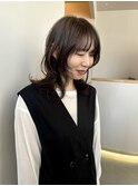 20代30代/伸ばしかけヘア/顔まわり
