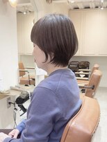 アンリー(Anree)&nbsp;◆アイロンなしナチュラルショート透明感カラーブルーアッシュ