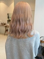 アモレット(amoretto)&nbsp;ブリーチ ミルクティーベージュ ハイトーン 顔周りレイヤー