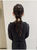 編みおろしアレンジ