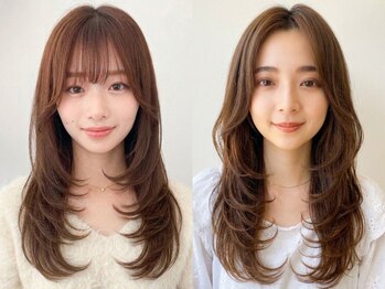 トレフル 東岸和田店(Trefle)の写真/似合わせレイヤーカットで本格韓国へアに！髪質や骨格に合わせ理想のスタイルを叶えます（レイヤーカット）