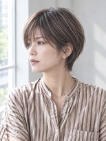 ムル 大倉山(muru) ショートレイヤー/細めハイライト/前髪あり/大人女性