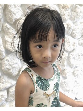 モアナ バイ ヘッドライト 駒沢大学店(Moana by HEADLIGHT) Moana駒沢大学#キッズカット#ボブ