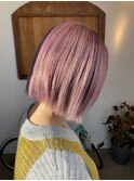 ペールラベンダー × ブラントボブ☆