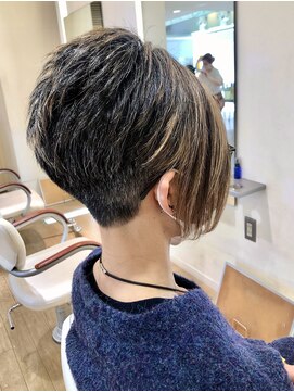 レンジシキチジョウジ (RENJISHI KICHIJOJI) 刈り上げ前下がりベリショ【RENJISHI KICHIJOJI】