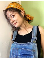 エルジン ヘアドレッサー ショップ(ELGIN HAIR DRESSER SHOP)&nbsp;【saya】スカーフアレンジ