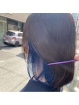 ハシゴ(hasigo.)&nbsp;インナーカラー×ブルー