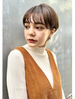 アリゲート ダイカンヤマ(Ari gate daikanyama)&nbsp;【Arigate山中】小顔マッシュショート×ショコラベージュ