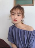 大人かわいい/美髪/ネビージュ/ホワイトグレージュ/こなれミディ