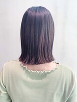 アルバム 渋谷パルコ(ALBUM)&nbsp;ブラウンロブ_グレージュカラーボブウルフ_ba331641