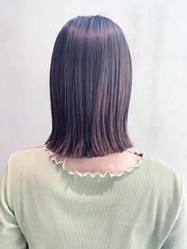 アルバム 渋谷パルコ(ALBUM) ブラウンロブ_グレージュカラーボブウルフ_ba331641