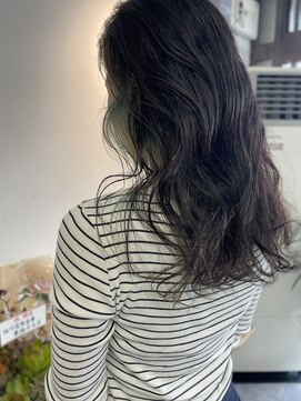 ムニ(MUNI) インナーカラー×モスグリーン！