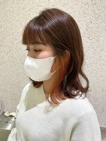 マイル 渋谷(mile)&nbsp;インナーカラー◎オレンジ