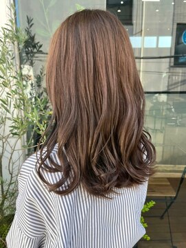 マジコ 下北沢本店(Magico) ダブルカラーミルクティーベージュカラーケアブリーチ韓国ヘア