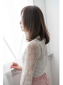 くびレイヤーエモージュふんわりカール20代30代40代◎美髪