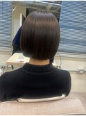 ボブ 髪質改善縮毛矯正 髪質改善ストレート 髪質改善カラー