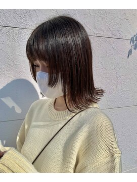 ロエン 西岡崎店(ROEN) #ボブウルフ/ウルフスタイル/外ハネ/艶髪/20代/30代