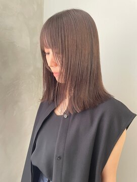 ガリカ 大名(Gallica) 大人かわいい/シースルーバング/マロンベージュ20代30代40代