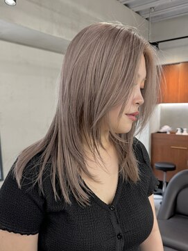 ニコ トウキョウ 渋谷(nico TOKYO) ミルクティーベージュ/髪質改善/ダブルカラー/ケアブリーチ/20代