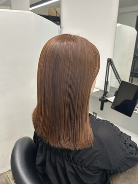 イレス 札幌円山店(IRESU) 切りっぱなしボブ/エアリーロング/美髪/ピンクブラウン/ショート