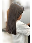 キッズカット／アッシュグレージュ