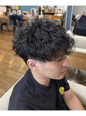 ゆるめスペインカール風パーマ