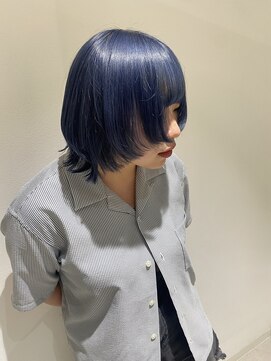 コト 福井大和田店(coto) ウルフボブ　ハイトーン　福井美容室