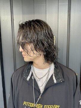 メンズ ラピス 横浜店(Men’sLapis) サーフカール×細めハイライト