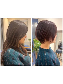 一人ひとりの髪質・クセ等を見極め、なりたい理想のstyleが叶う[ショート/パーマ縮毛矯正/ダブルカラー]