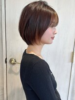 アフロート ルヴア(AFLOAT RUVUA)&nbsp;似合わせ ショート ボブ 30代 40代 小顔 新宿 ひし形 前上がり