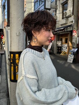 アロ 大阪梅田(alo) 【松本聖】パーマ×ショートカット