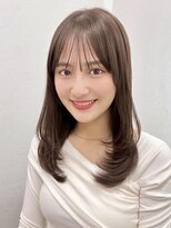 ガーデン 渋谷(GARDEN)&nbsp;ミディアムレイヤー/レイヤーカット/顔まわりカット/ワンカール