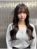 ナチュラルロングヘアはプルエクステで♪