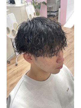 ハニー(HONEY) 波巻きスパイラルパーマ/波巻きパーマ/岡崎メンズパーマ