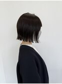 髪質改善ストレート×ミニボブ×艶カラー×似合わせカット