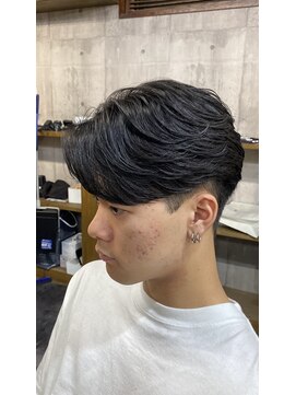 メゾンフォーメン 心斎橋店(Maison for men) フェザーパーマ