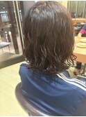 【ブリーチ/パーマ/ショート/ショート】