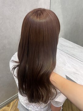 ロンド フィーユ(Lond fille) くびれヘア/アプリコットオレンジ/髪質改善/縮毛矯正/前髪/銀座