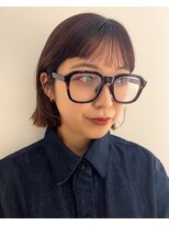 アタ(Ata.)&nbsp;ボブカット/切りっぱなし/ベージュカラー【広尾】