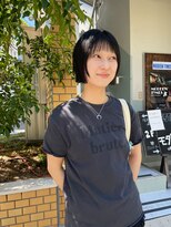 チクロヘアー(Ticro hair)&nbsp;@Luca  ボブ×シャギーバング