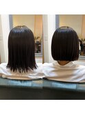 髪質改善　イメチェンボブ
