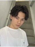 王道センターパート×緩めスパイラルパーマ